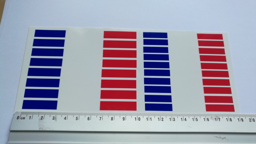 Franse vlaggen stickers