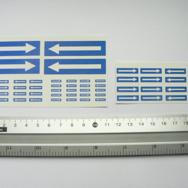 Pijlen water transfer decals